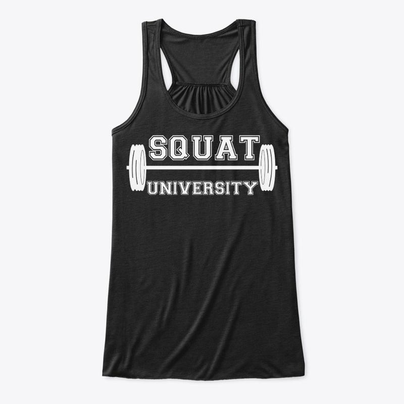 SquatU Women's Black Tank Top